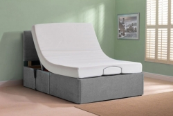 Ottaman adjustable bed Raised at Back